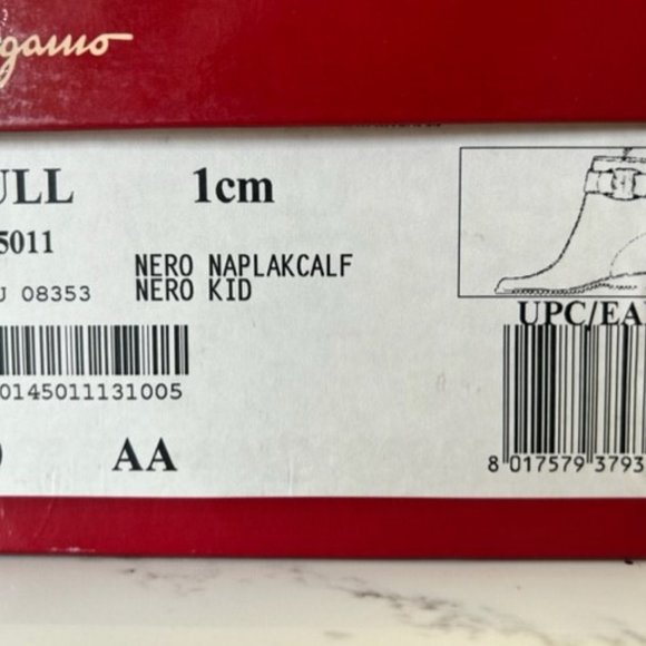 Salvatore Ferragamo Black Patent Nero Kid Boot - Picture 5 of 7